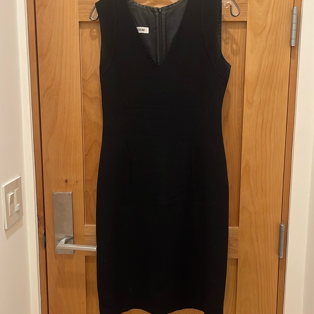 Moschino shaped V-neck dress